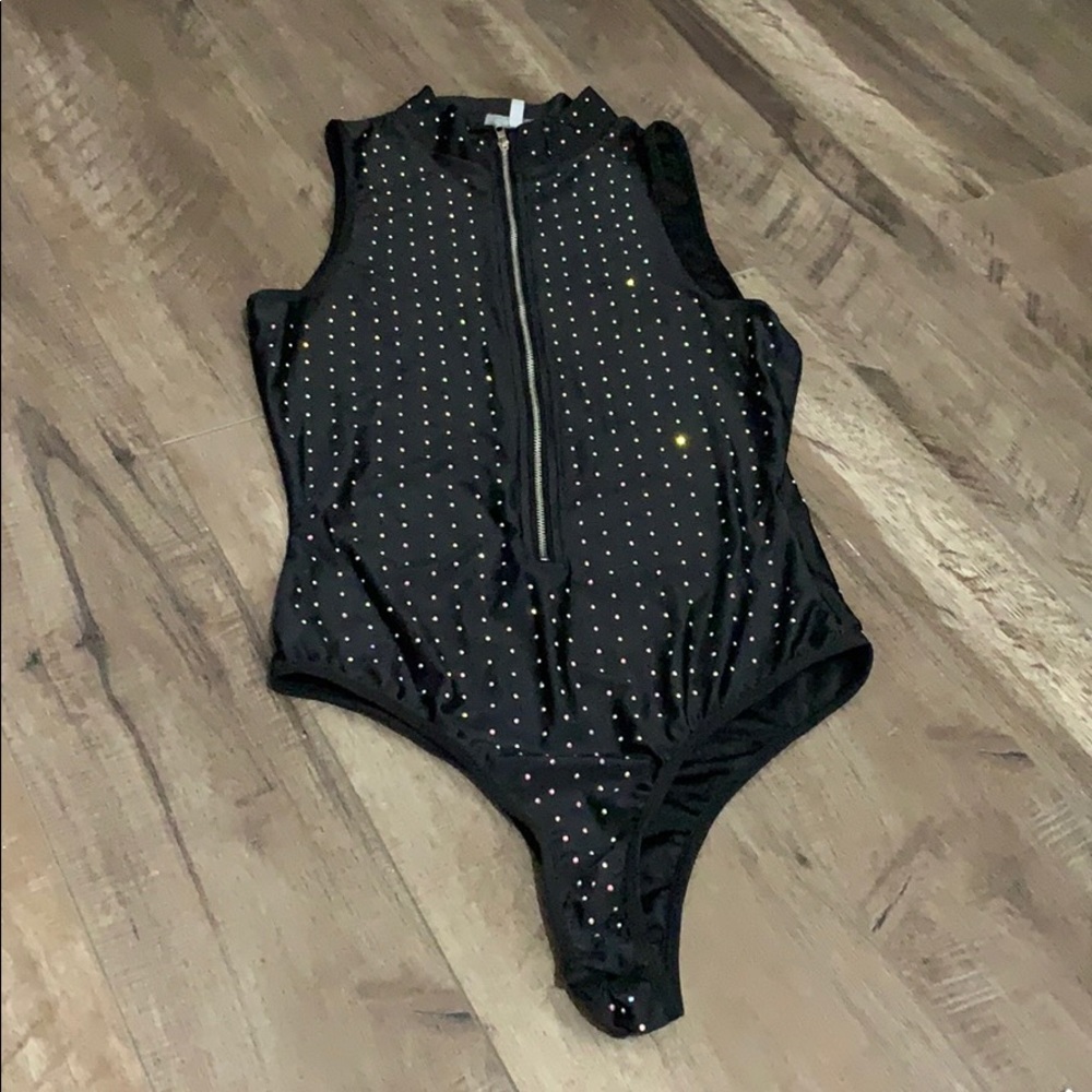 Bedazzled bodysuit
